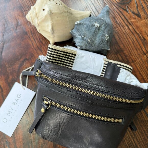 NIB! O My Bag Beck's Bum Bag in Stromboli Leather - Picture 5 of 11